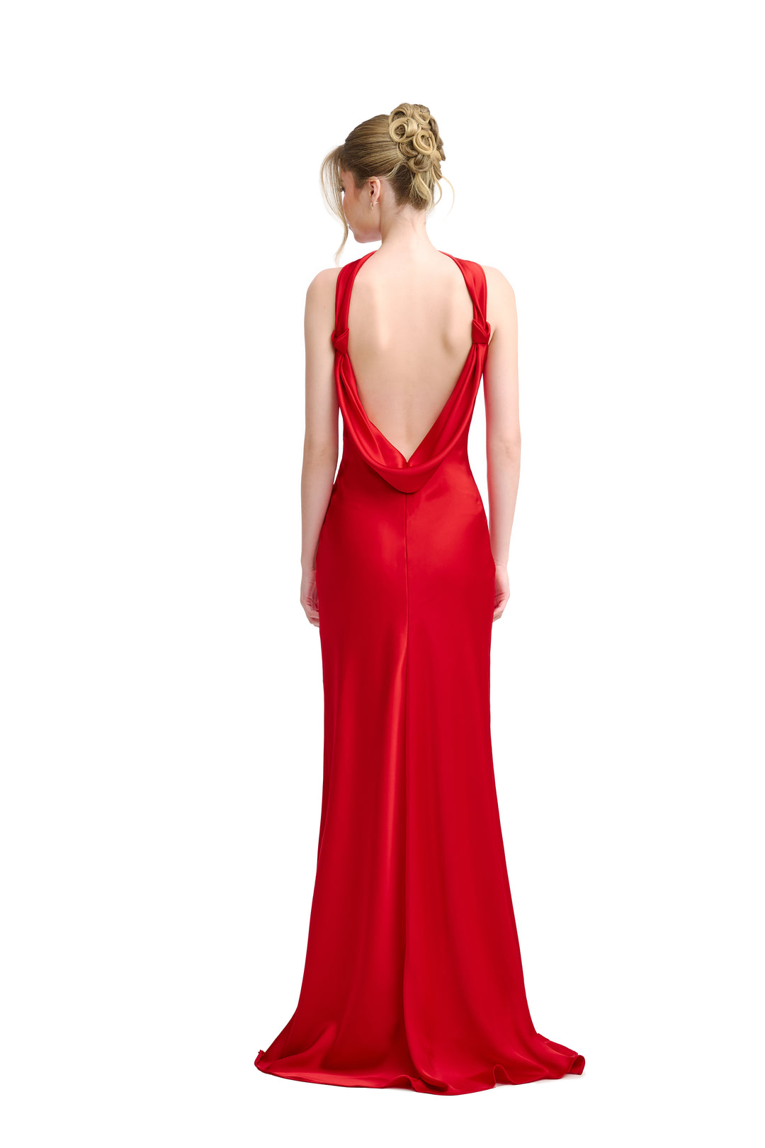 The Halo Dress - Cherry Red