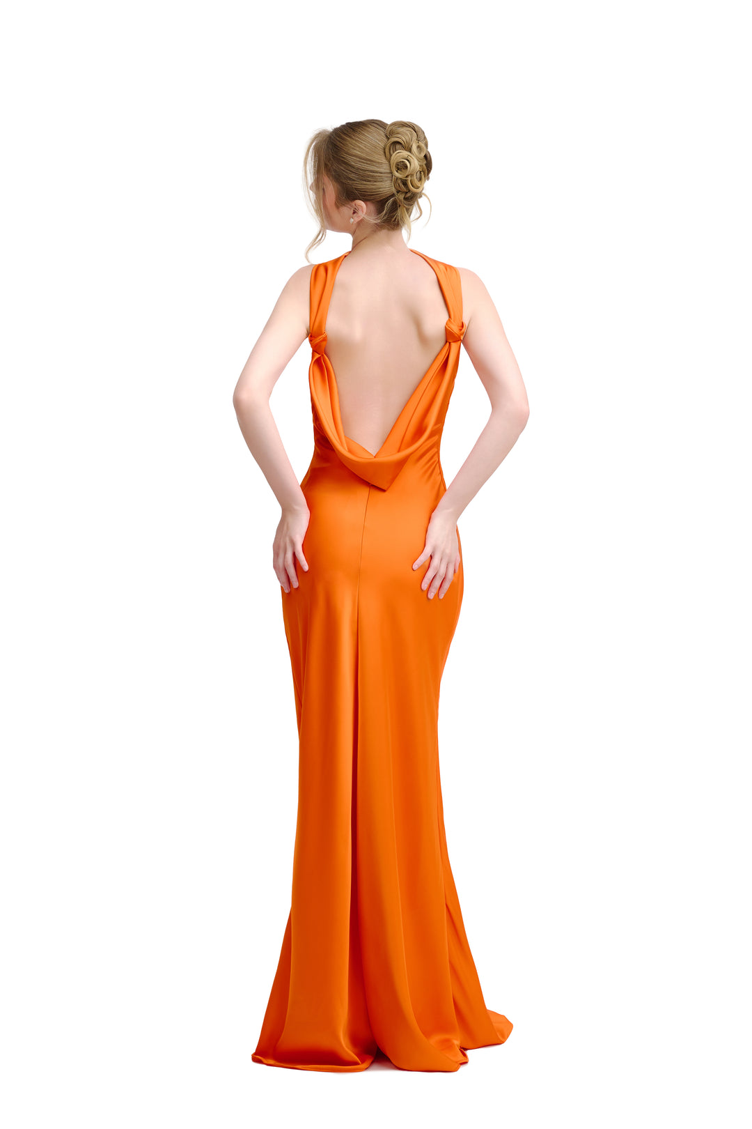The Halo Dress - Burnt Orange