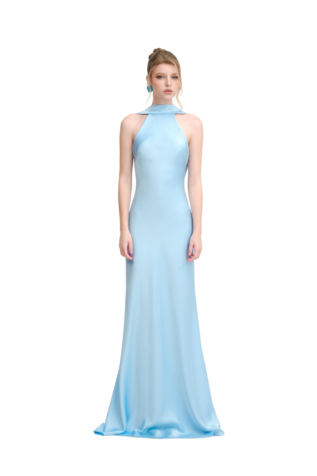 The Halo Dress - Powder Blue