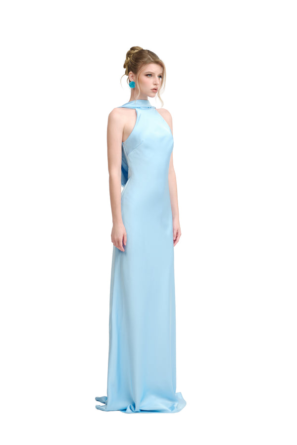 The Halo Dress - Powder Blue
