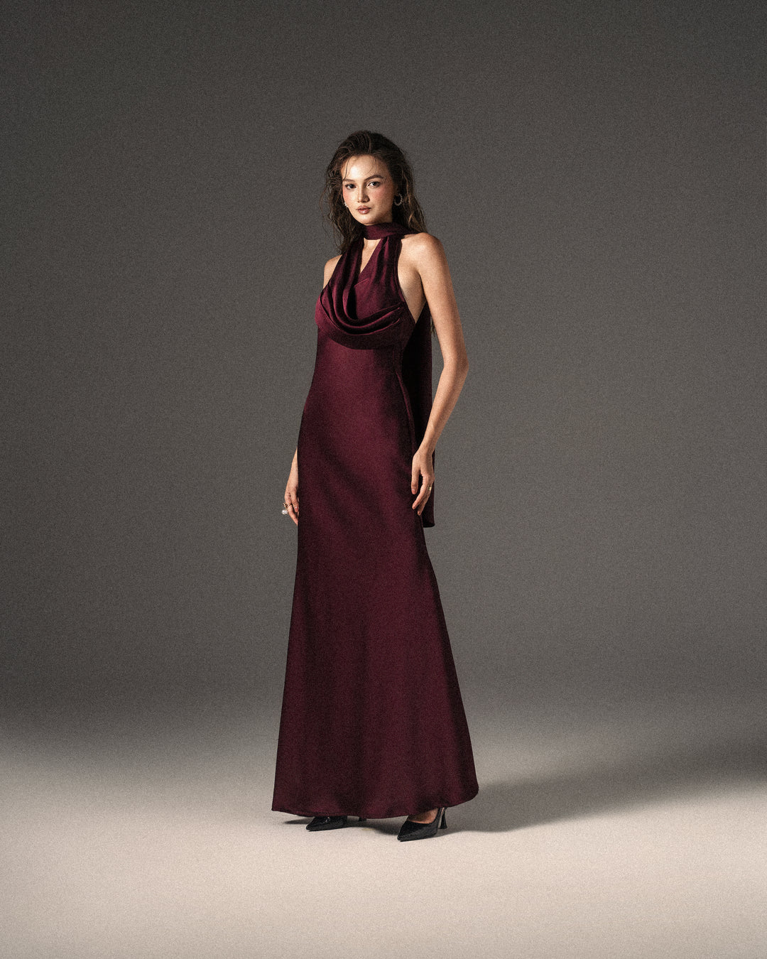 Avelia Dress - Burgundy