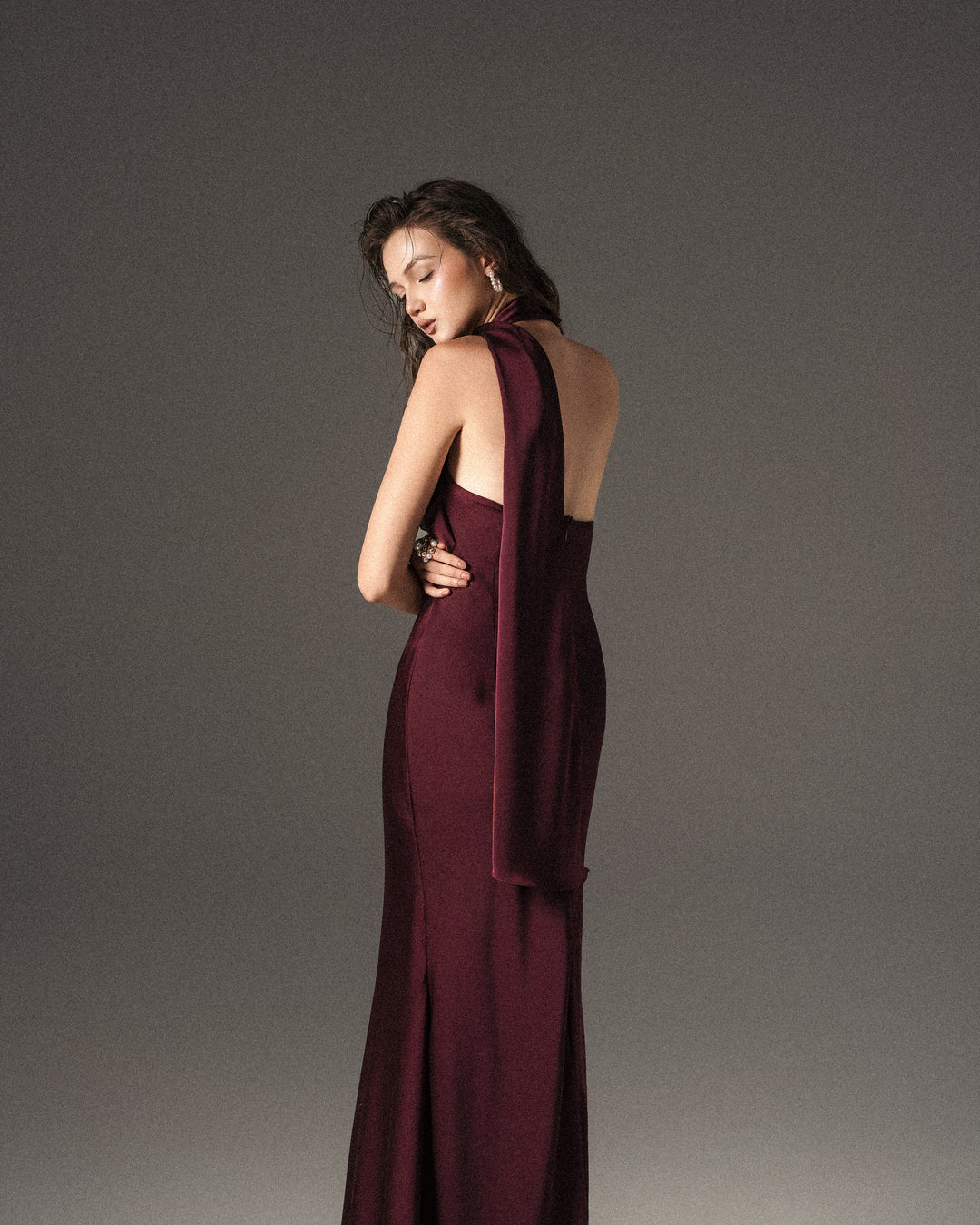Avelia Dress - Burgundy