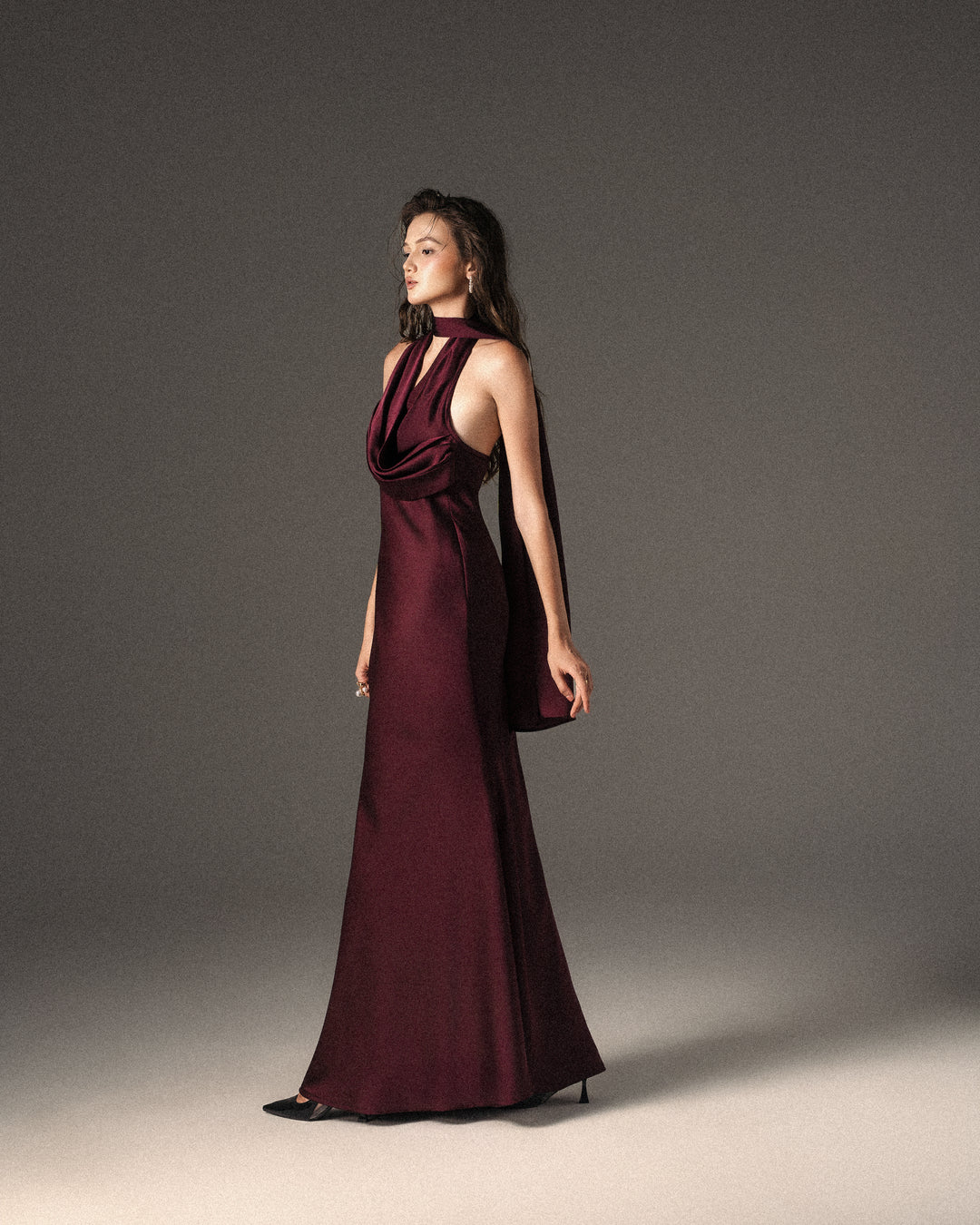 Avelia Dress - Burgundy