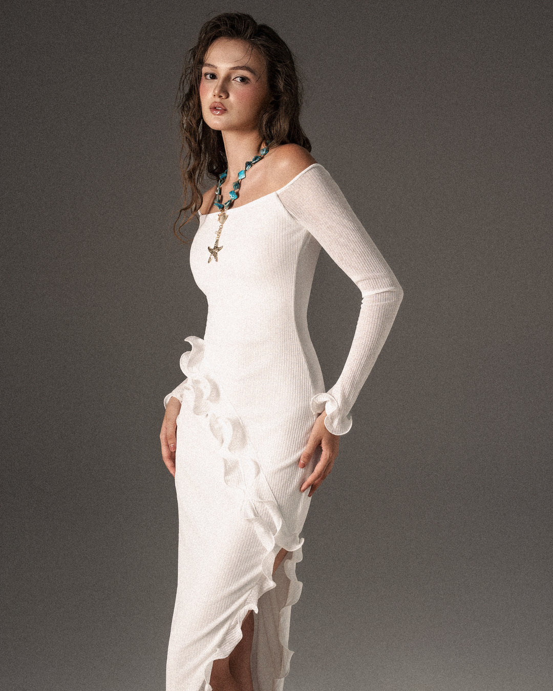 Zerena Dress - White