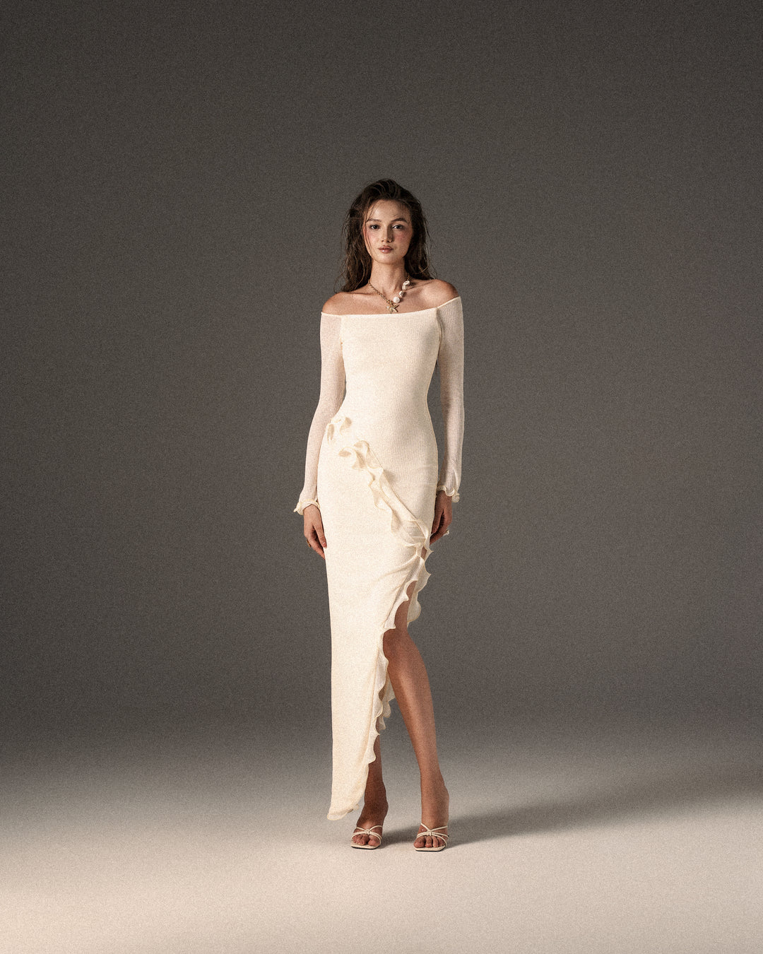 Zerena Dress - Beige