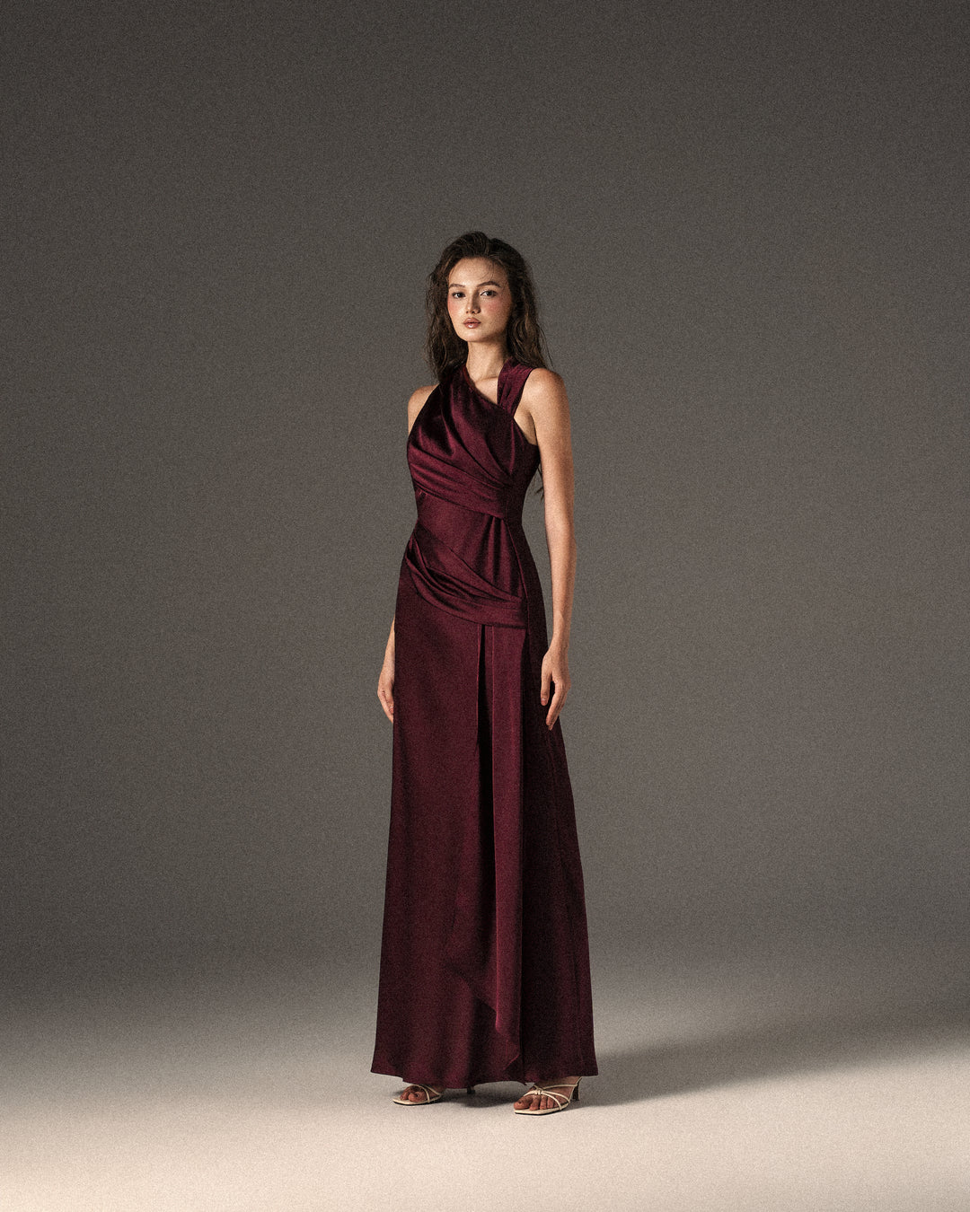 Celinea Dress - Burgundy