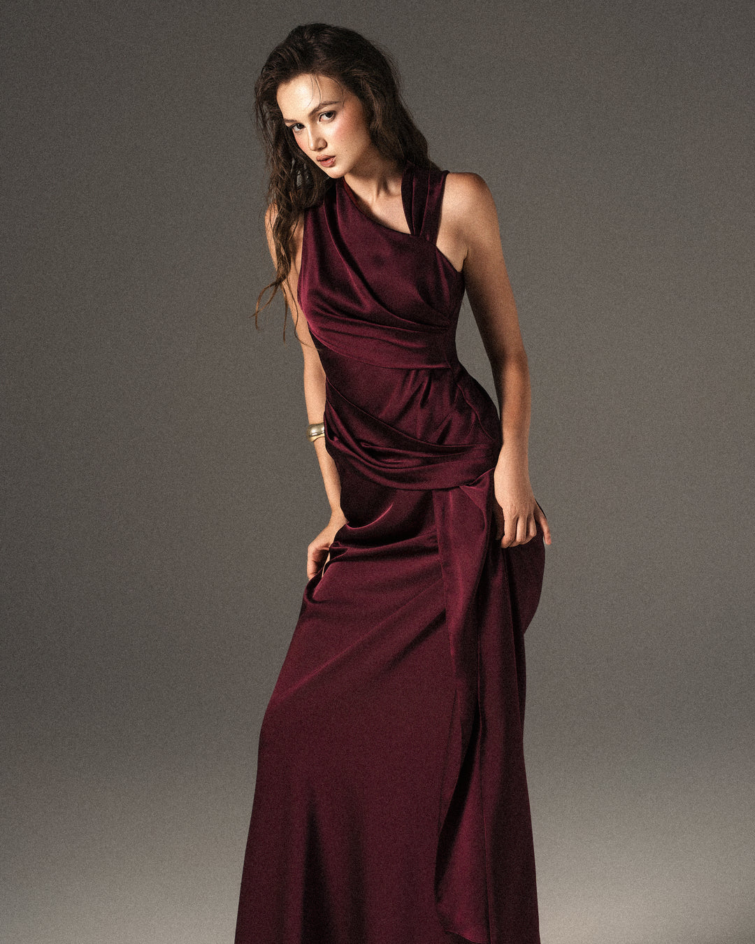 Celinea Dress - Burgundy
