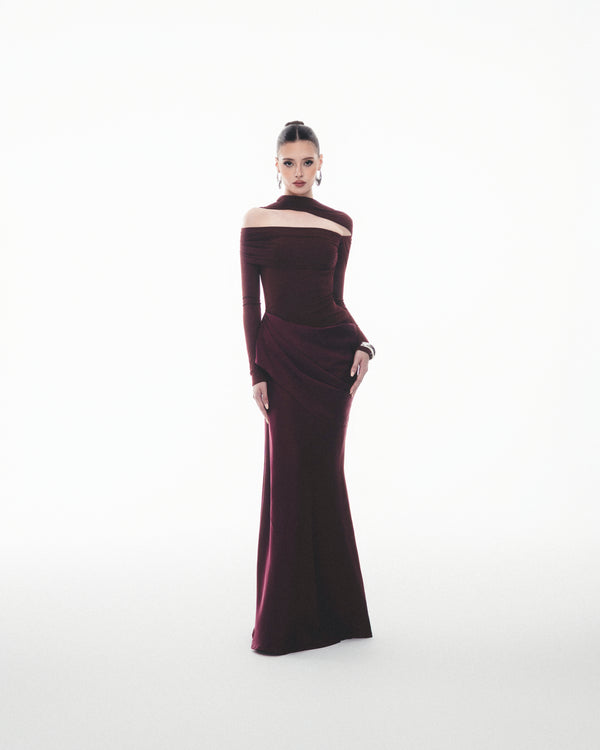 Solea Dress - Burgundy