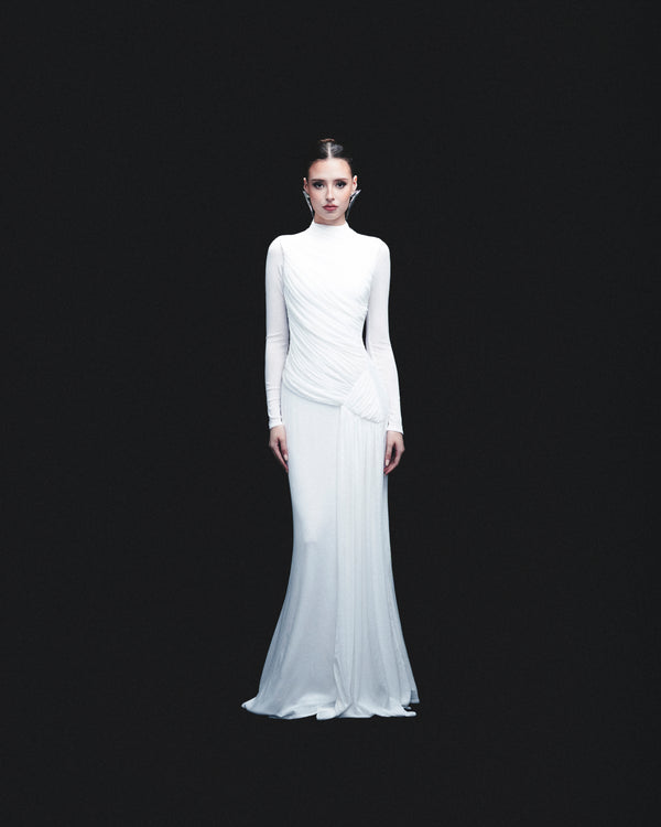 Elara Dress - White