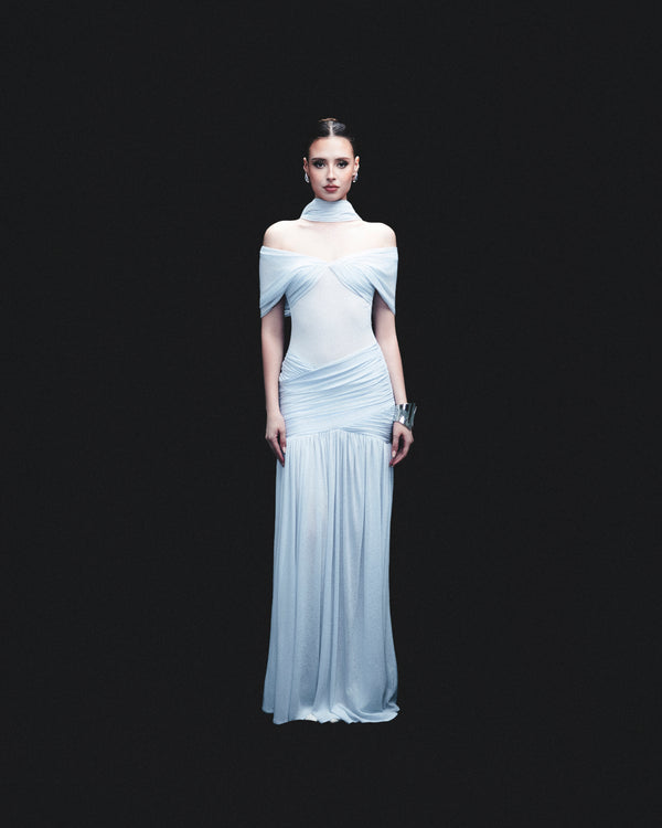 Serena Dress - Ice Blue