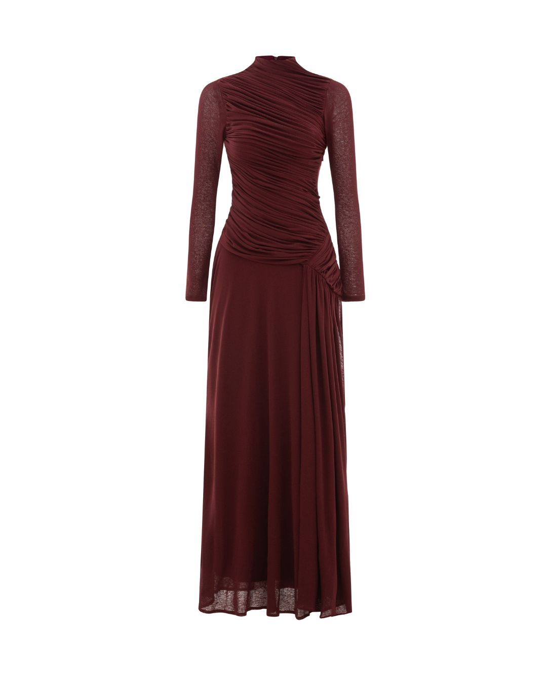 Elara Dress - Burgundy